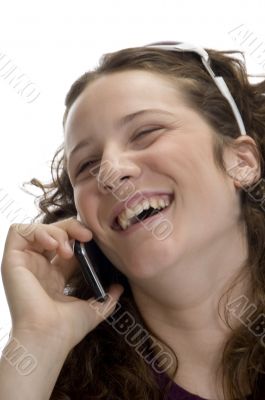 woman busy on mobile