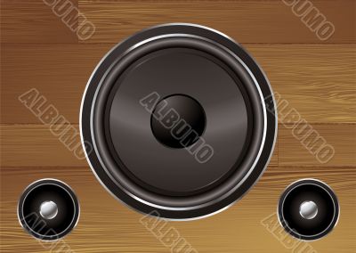 wood grain speaker