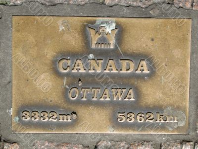 canada and ottawa sign