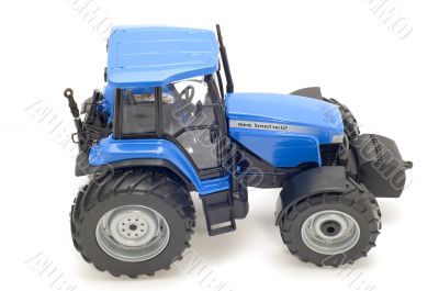 Blue tractor