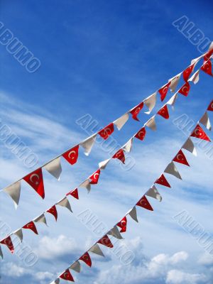 Turkish flags