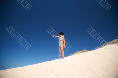 bikini woman marks