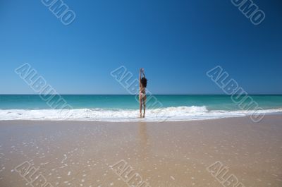 jump on the sea
