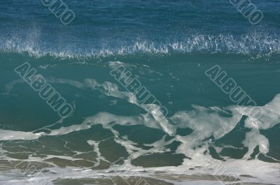 Dramatic Shorebreak Wave