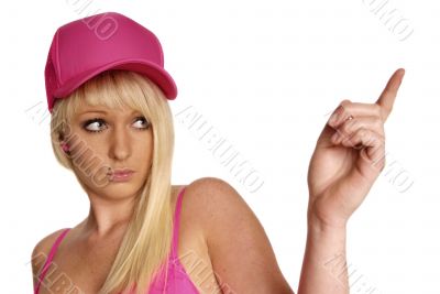 woman with cap