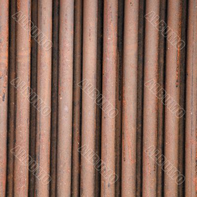 Rusty Iron fence