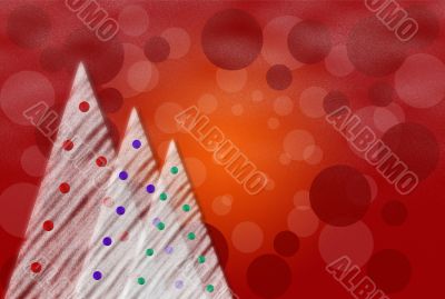 Abstract Christmas Card