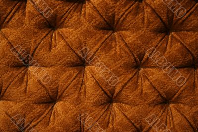 Upholstery of an old sofa