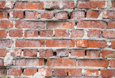 Brick old wall