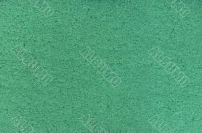 Green foam rubber