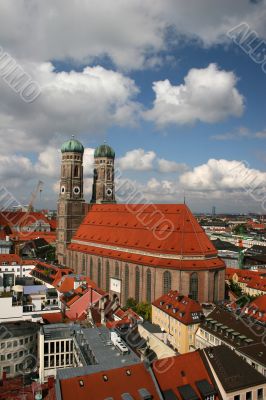 Frauenkirche in Munich -München-, Germany