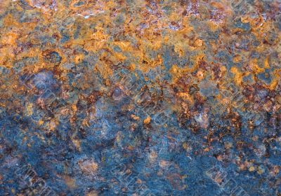 Grunge, rusty colored surface