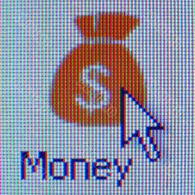 Macrophoto - icon and the cursor