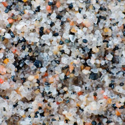 Macro-photo of a quartz sand