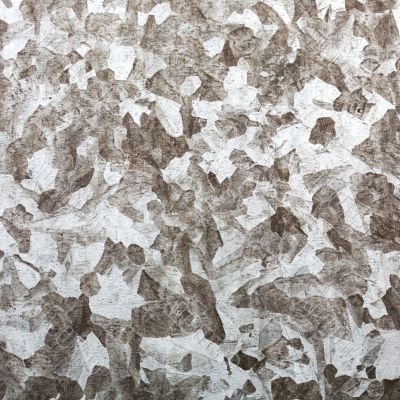 Metal grey zinced leaf