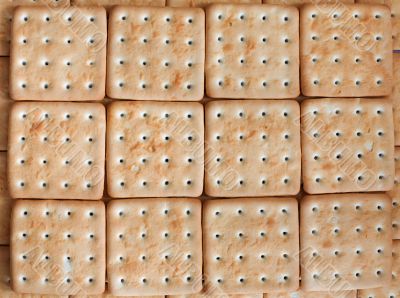 Pattern formed by biscuit