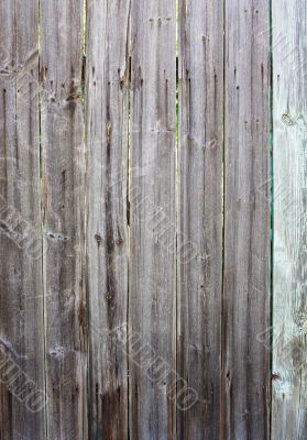 Wooden fence
