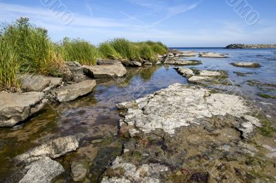 Snogebaek, beach Bornholm, Denmark