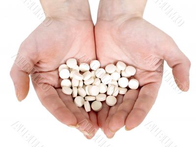 Handful of tablets