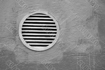 lattice on a gray wall