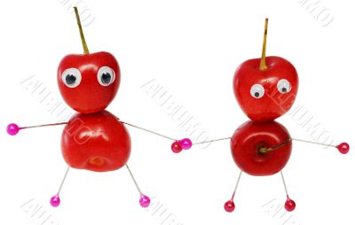Funny sweet cherry