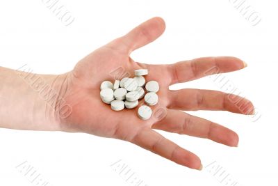 Handful of tablets