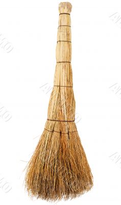 Broom on a white background