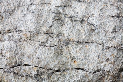 Cracked surface of a rock