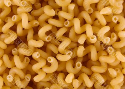 Texture of dry macaroni