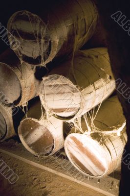 old barrels