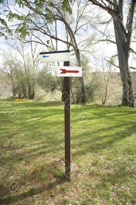 double arrow sign
