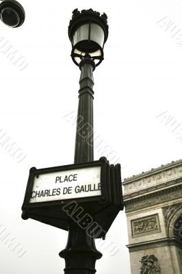 french lamppost