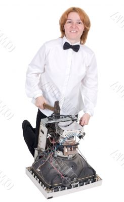 Repairing the electronic equipment