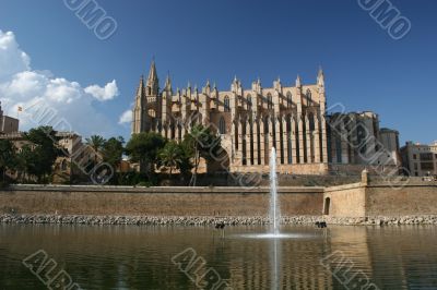 Cathedral La Seu in Palma de Mallorca