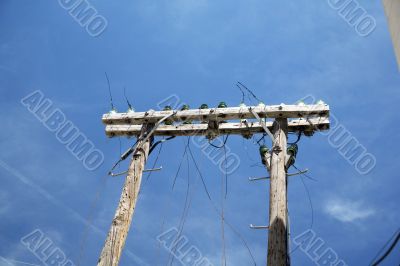 old phone tower