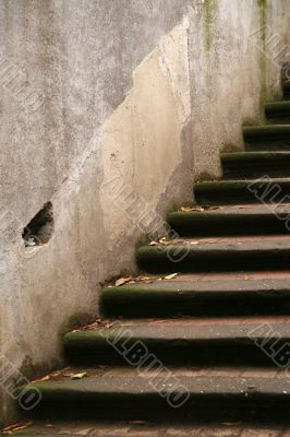 old stone stairs