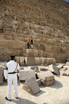 police in pyramid