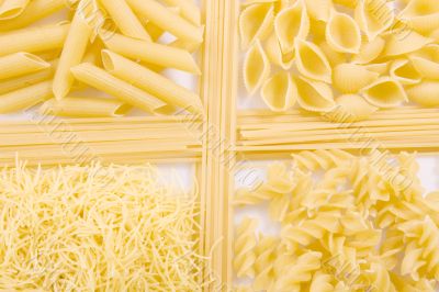 Five kind of macaroni