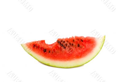 Bited off watermelon