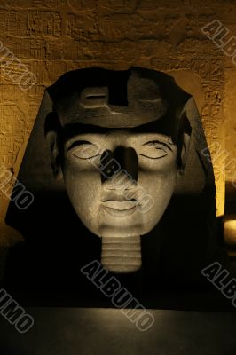 ramses head at night