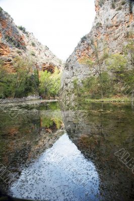 reflected mountain