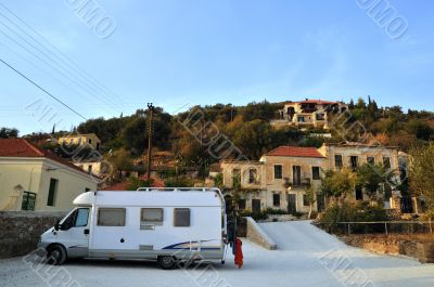 Mobile home in Greece