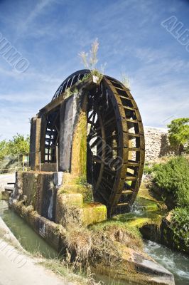 water noria with canal