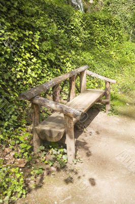 wood bench