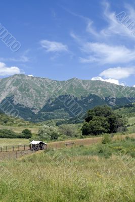 Landscape near Amatrice