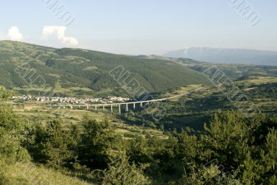 Panoramic view of Assergi