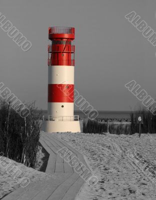 The lighthouse of Helgoland