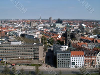 The skyline of Hanover