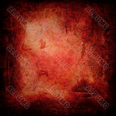 gothic grunge red