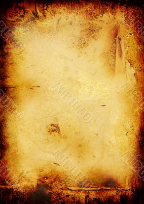burnt scroll